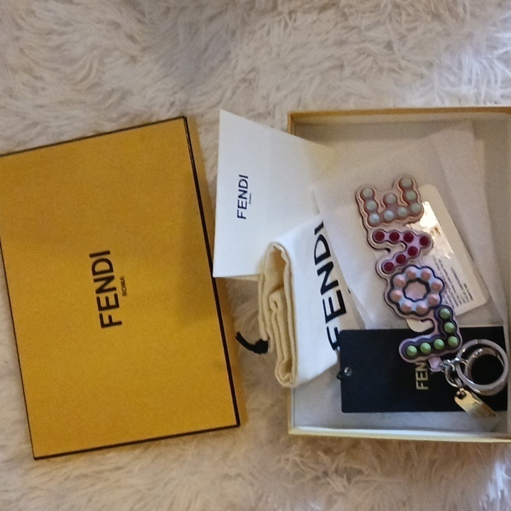Fendi Love  Studded USB charm.